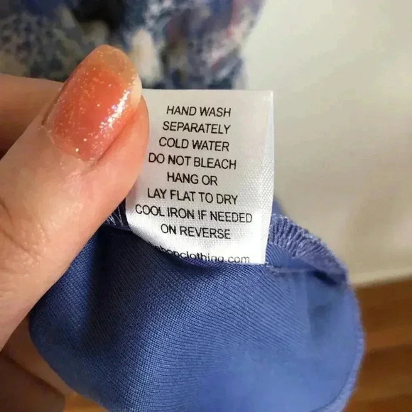 Bebop Purple Patterned Chiffon Dress Women's Size M - Picture 8 of 8